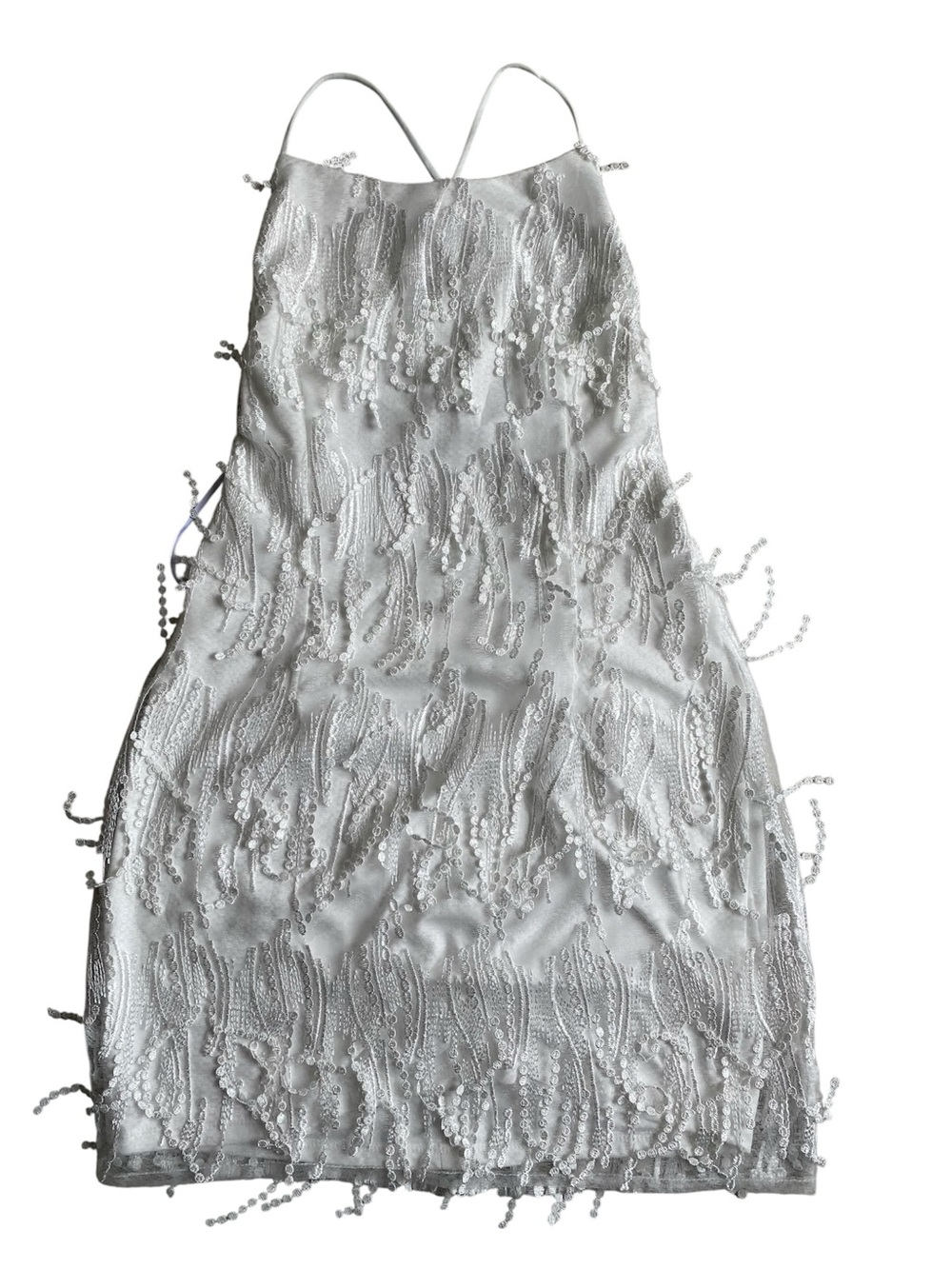 Lulu's Women’s Finge Lace Up Mini Dress Size L - Picture 6 of 15